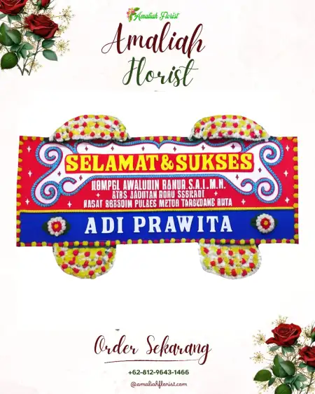 Papan Bunga Ucapan Selamat Padamatang